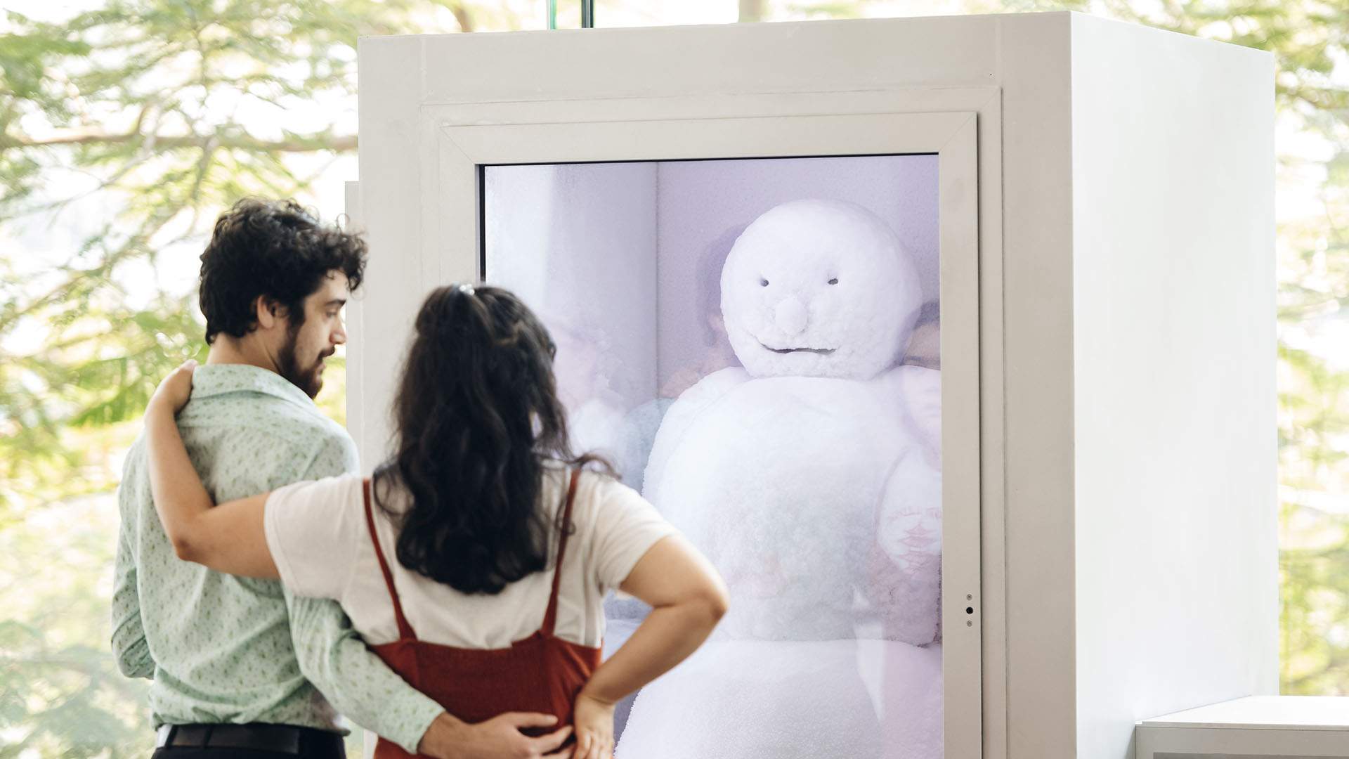 Queensland Art Gallery Is Now Home to a Permanent (and Very Real) Snowman