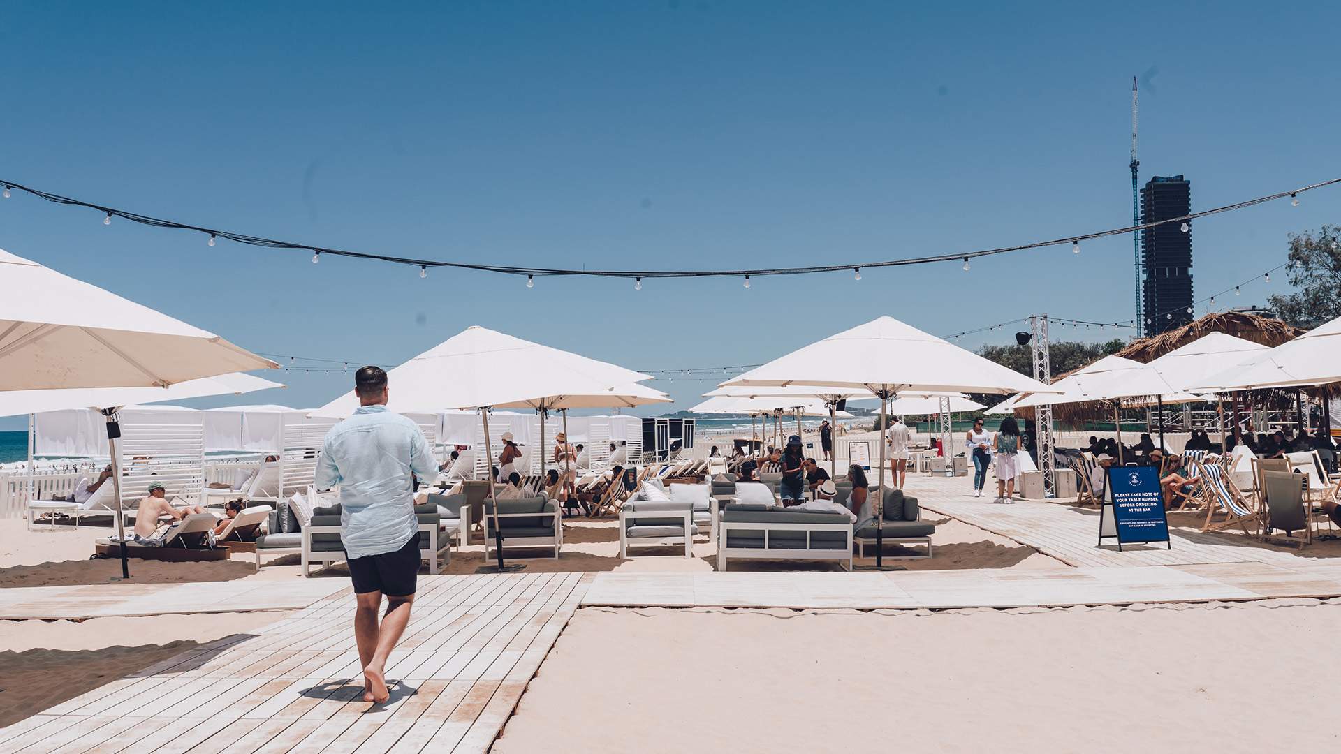 Kurrawa Beach Club Is Broadbeach's New Seaside Pop-Up with Cabanas, Daybeds and a Bar on the Sand