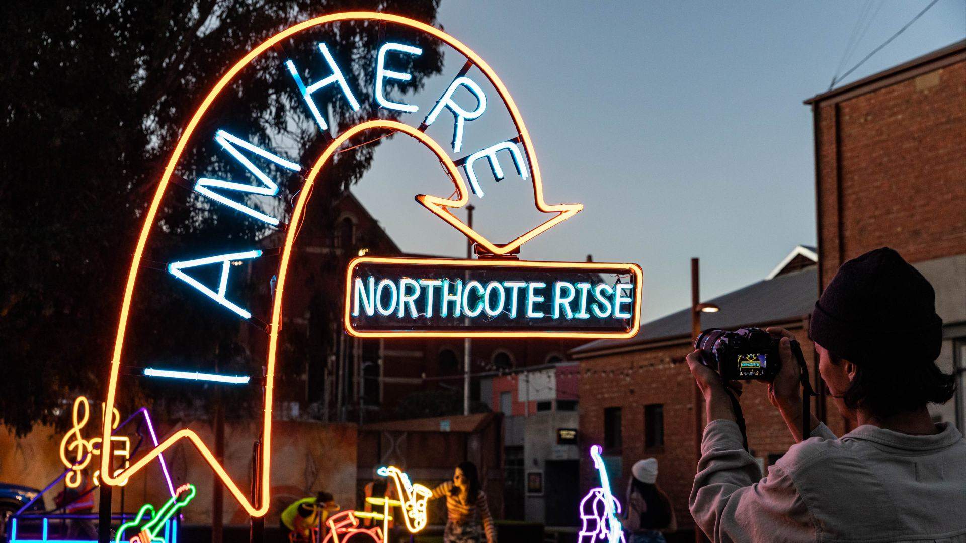 Northcote Rise Neon Art Park