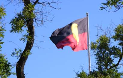 Background image for The Aboriginal Flag Is Now Free for Public Use Thanks to the Australian Government's New Copyright Deal