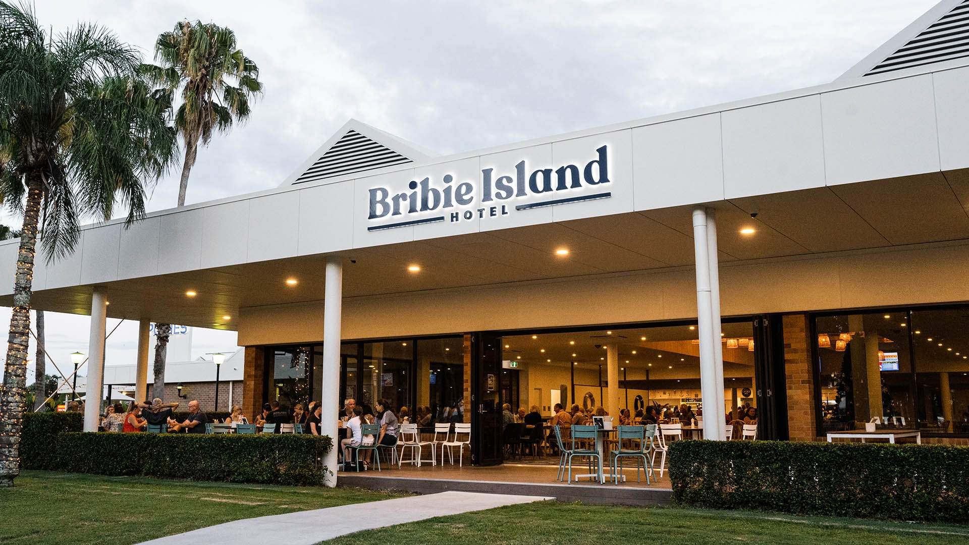 Bribie Island Hotel Has Reopened with a Big Fairy Light-Lit Beer Garden After a $2.2 Million Revamp