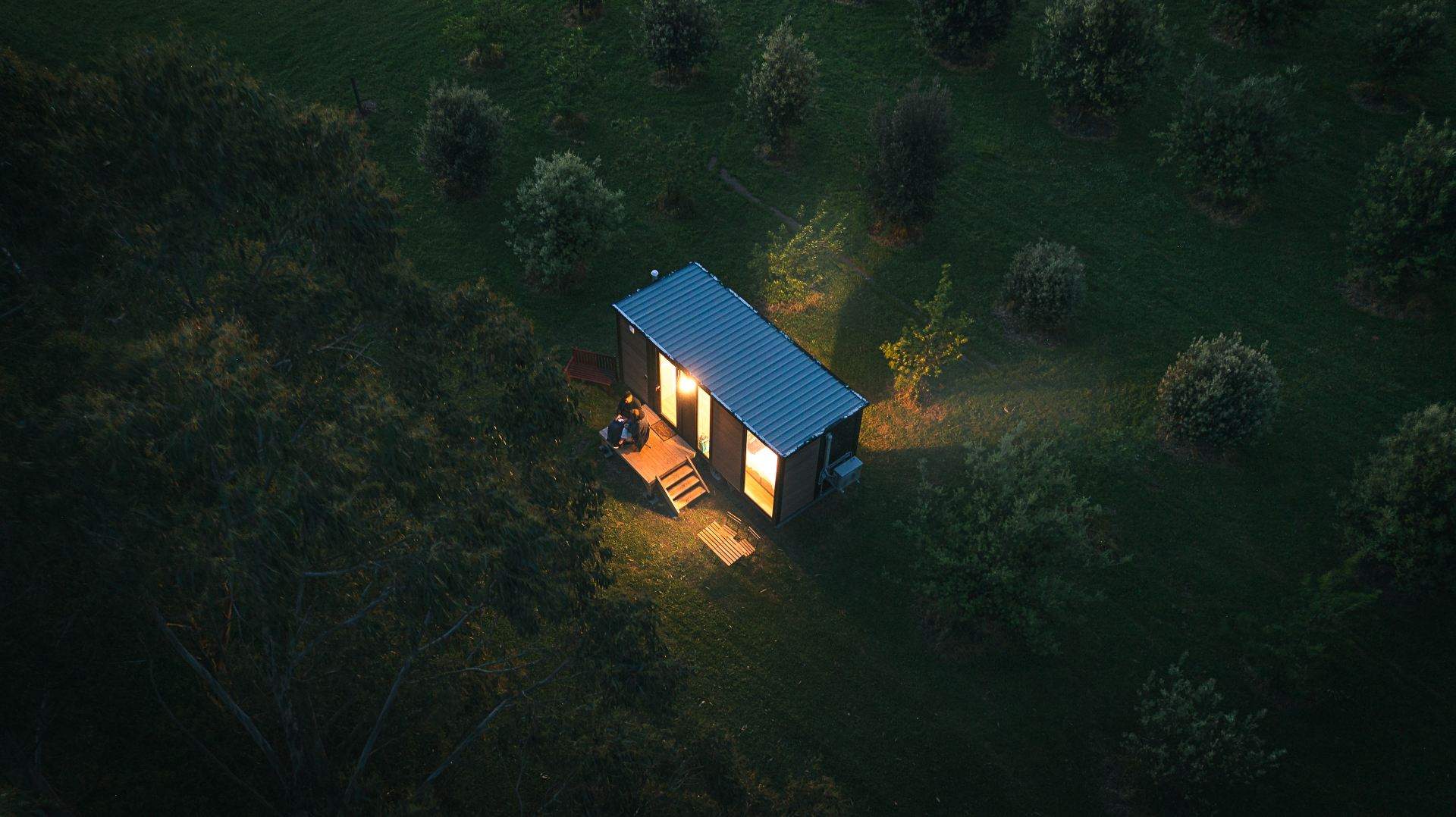 A Tiny House Nestled in a 60-Acre Olive Grove and Eucalyptus Forest Has Popped Up in Gippsland