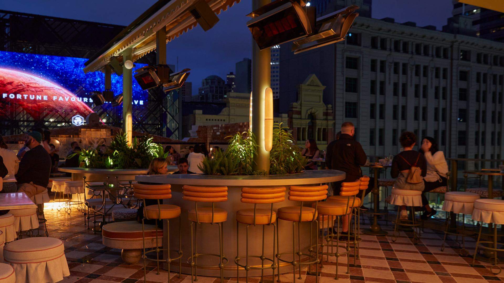 A Garden Party-Inspired Rooftop Bar Is the Crowning Glory of the Newly Launched HER Building