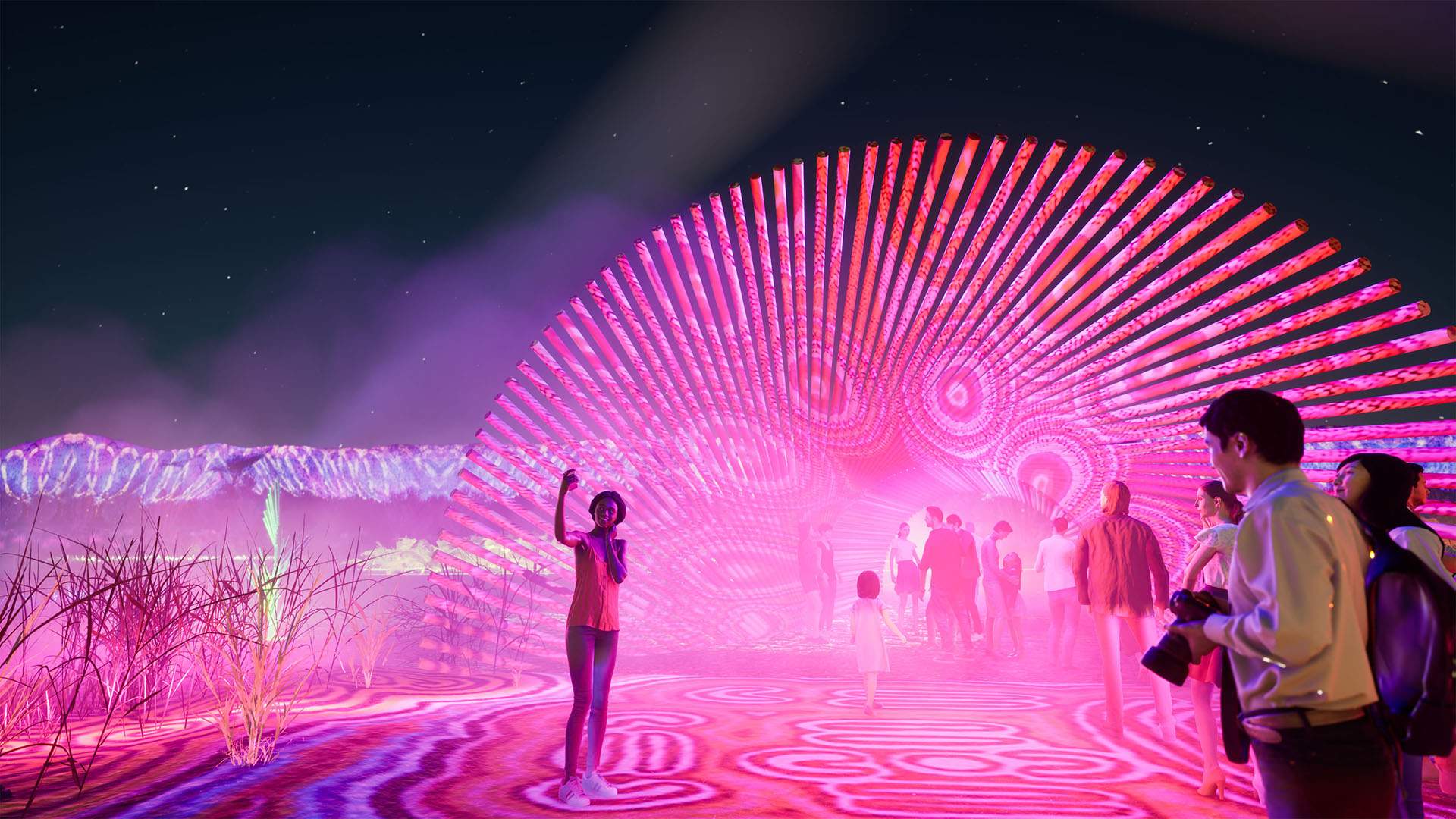 Parrtjima — A Festival in Light Is Back for 2022 to Shower Alice Springs with Dazzling Installations