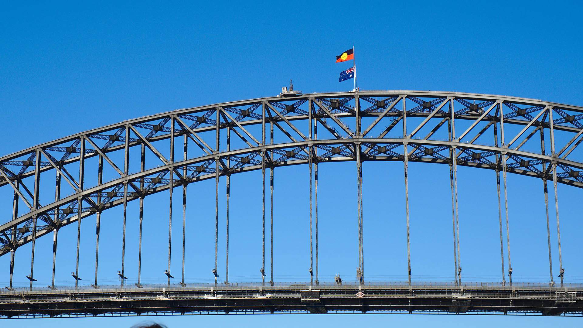 The Aboriginal Flag Will Fly Permanently on the Sydney Harbour Bridge From Today