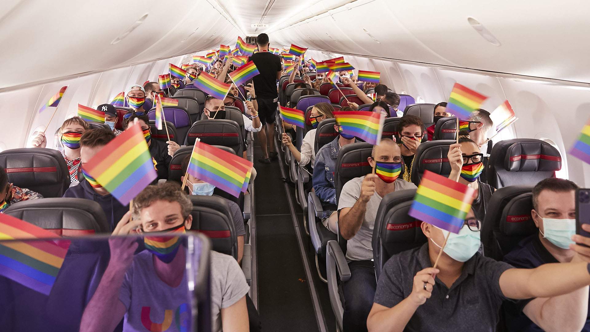 Virgin Is Bringing Back Its Boozy Pride Flights with Drag, DJs and Bottomless Drinks for Mardi Gras