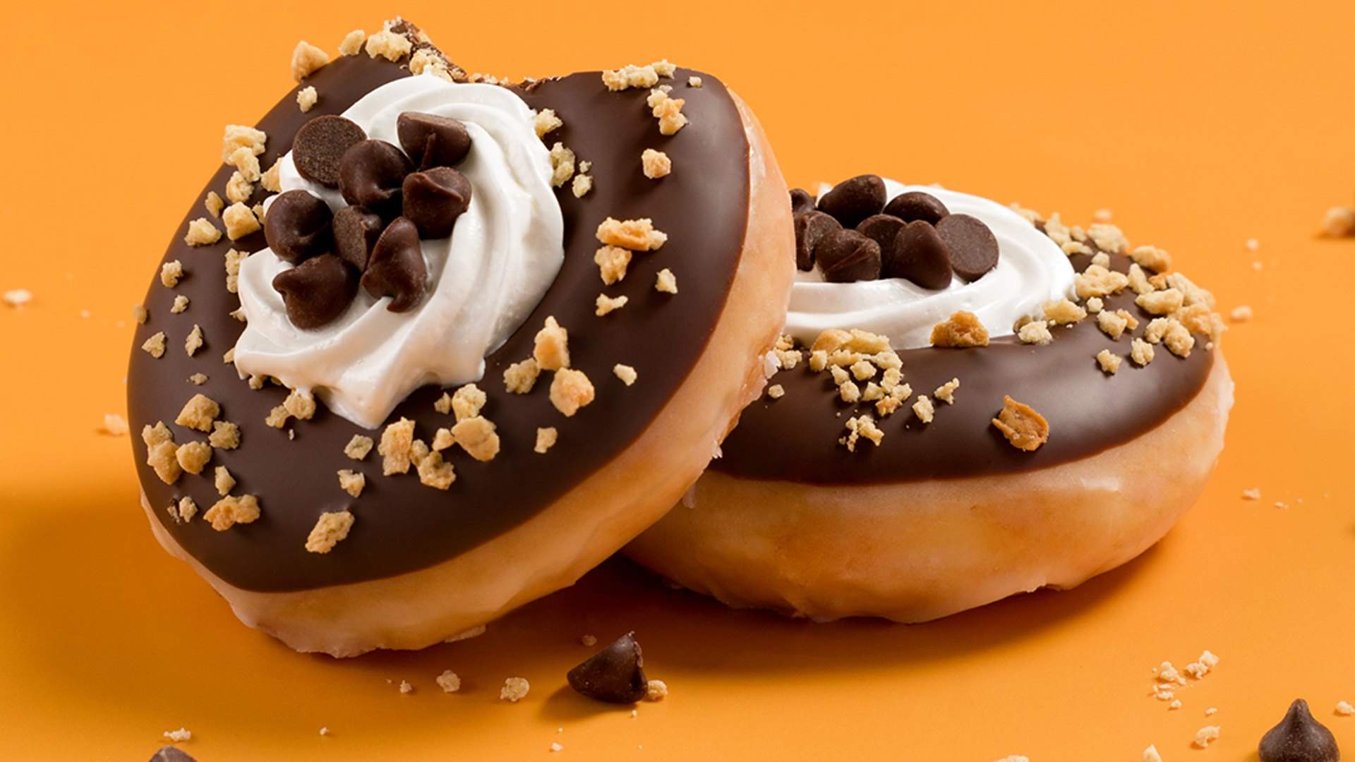 Krispy Kreme Has Teamed Up with Hershey's to Create the Ultimate Chocolate Doughnuts of Your