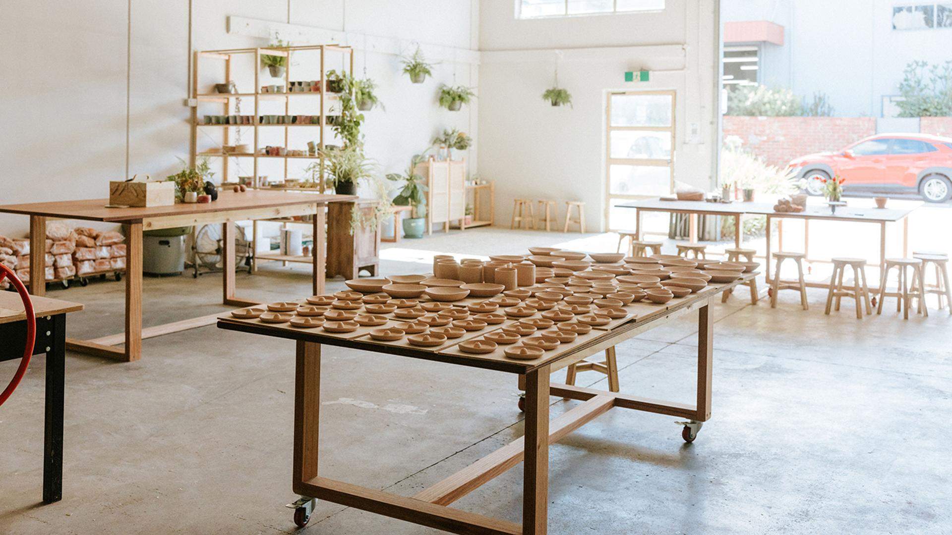 Clae Space Is the New Light-Filled Ceramics Studio Nestled in Melbourne's Leafy Northeast