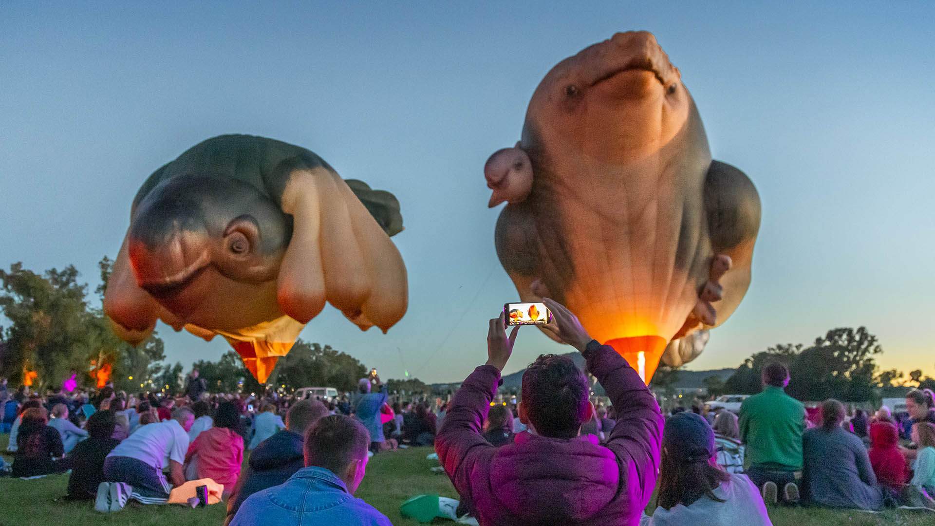 Patricia Piccinini's 'Skywhale' and 'Skywhalepapa' Will Float Through Melbourne's Skies This Month