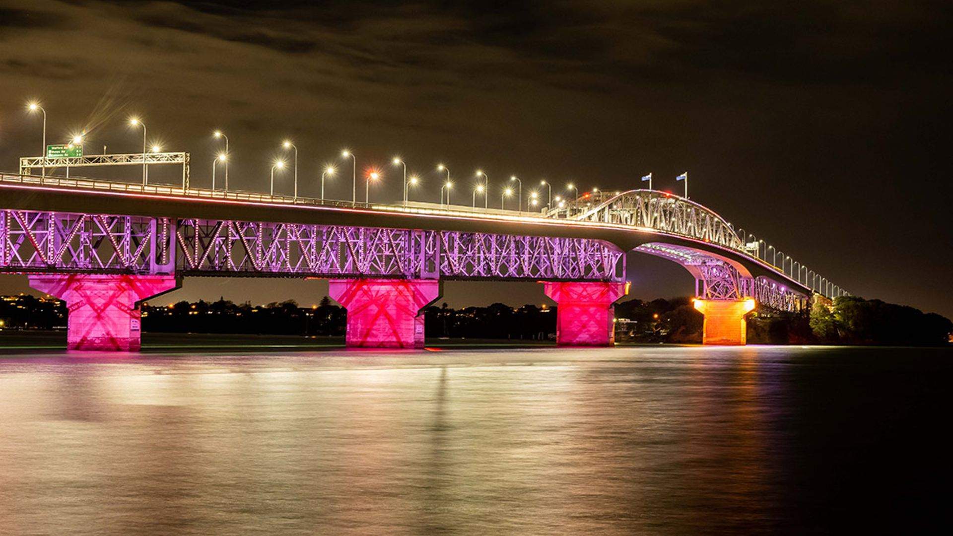 World of Cultures Harbour Bridge Light Show