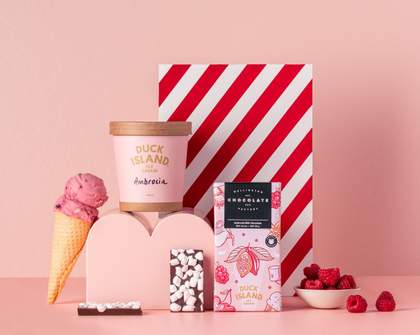 Duck Island and Wellington Chocolate Factory Have Joined Forces to Create an Ambrosia-Themed Block
