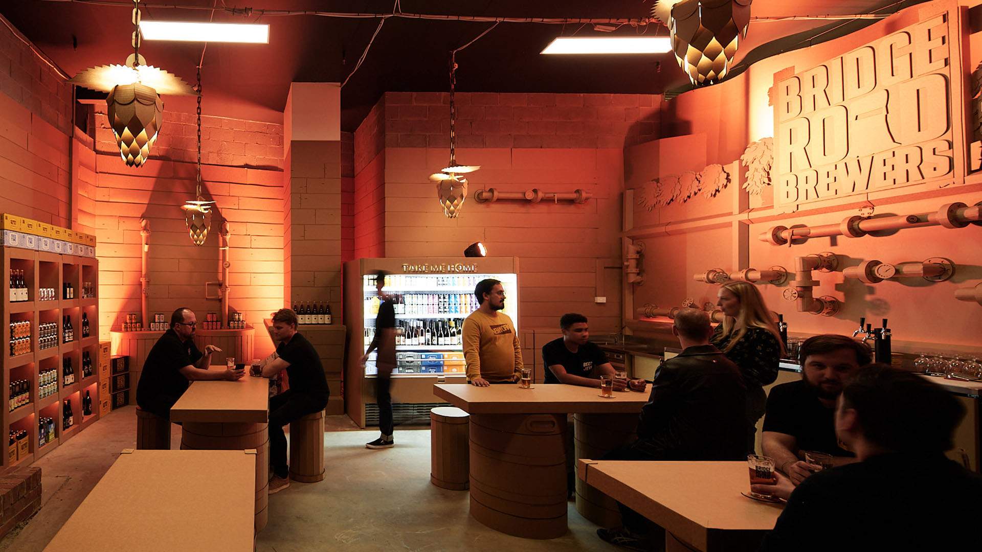 Victoria's Bridge Road Brewers Is Opening a Pop-Up Bar Made Entirely Out of Cardboard