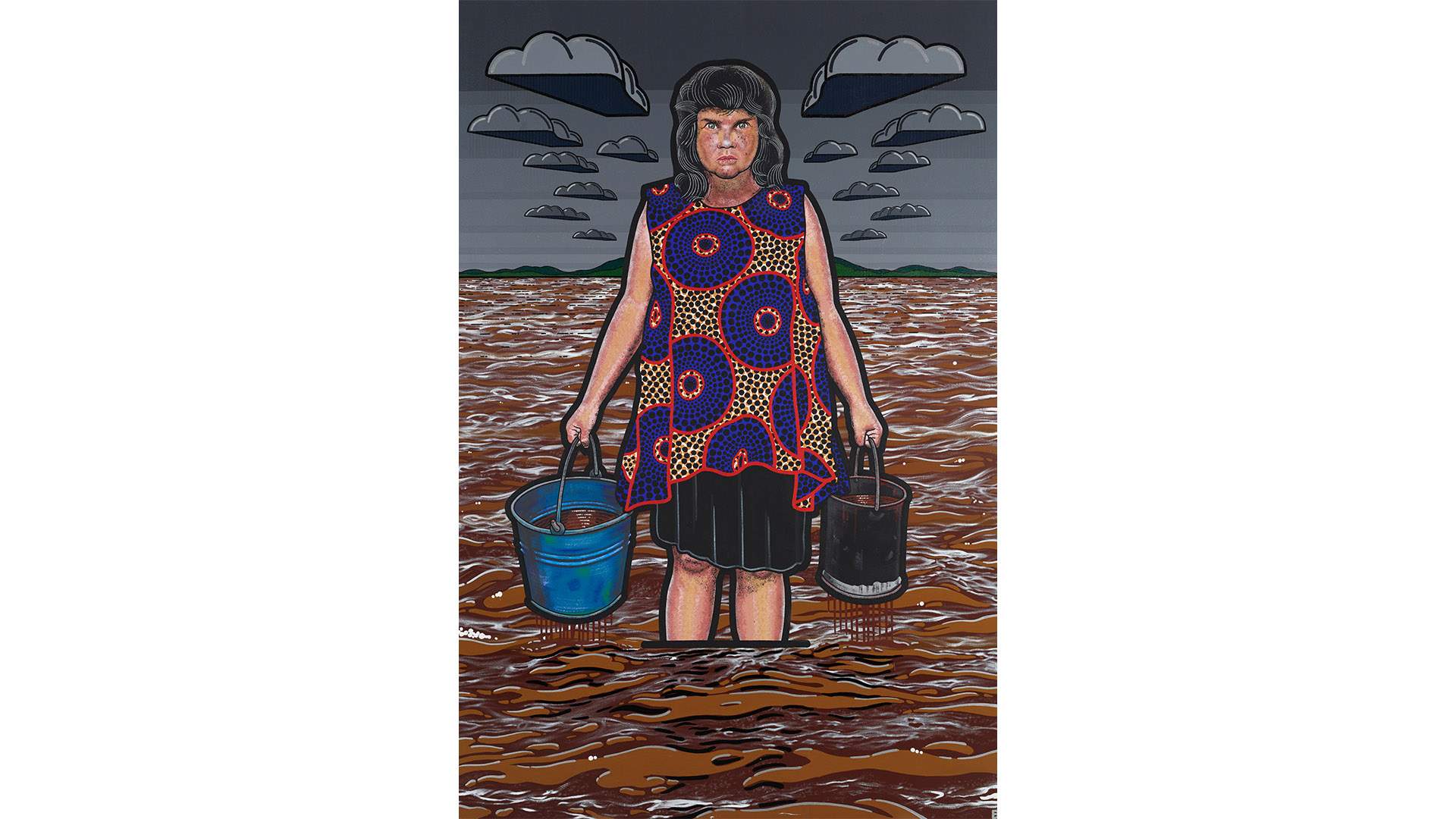 Blak Douglas' Portrait of Artist Karla Dickens in the Lismore Floods Has  Won the 2022 Archibald Prize - Concrete Playground