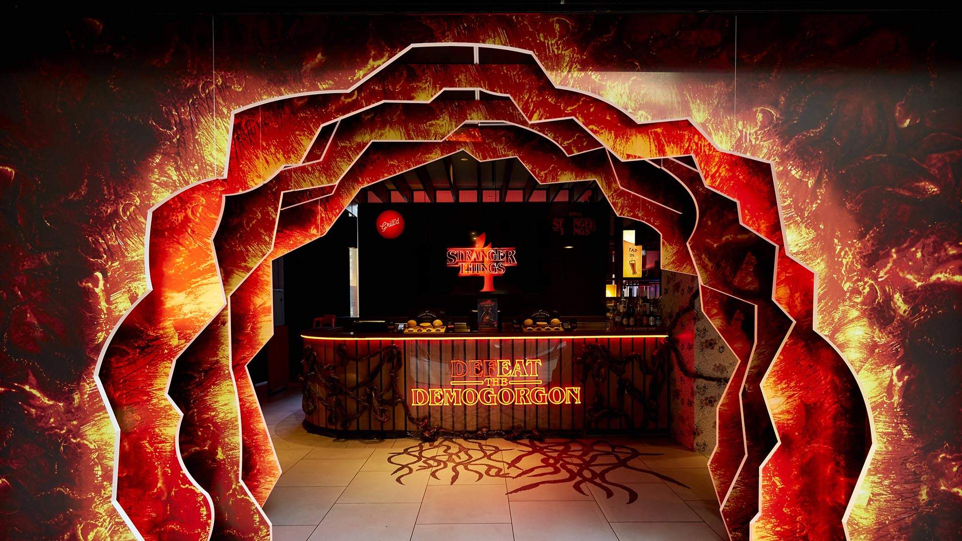 Grill'd Has Turned One Store Into the Upside Down — and Added Demogorgon Burgs to Its National Menu