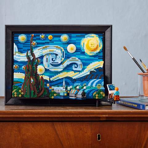 Lego and MoMA's Gorgeous New 'Starry Night' Kit Lets You Make Your Own Van Gogh Masterpiece