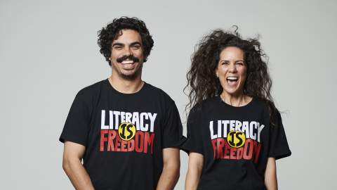 All the Profits From These New 'Literacy Is Freedom' T-Shirts Will Support First Nations Australians