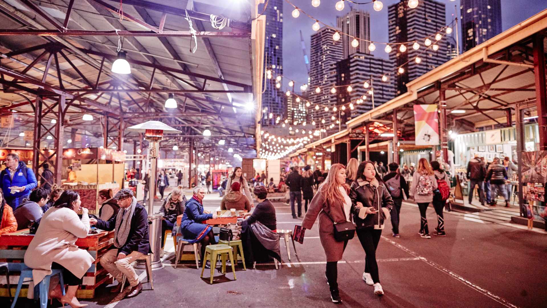 You'll Find Flame-Cooked Eats, Hot Toddies, Live Gigs and a Silent Disco at QVM's 2024 Winter Night Market