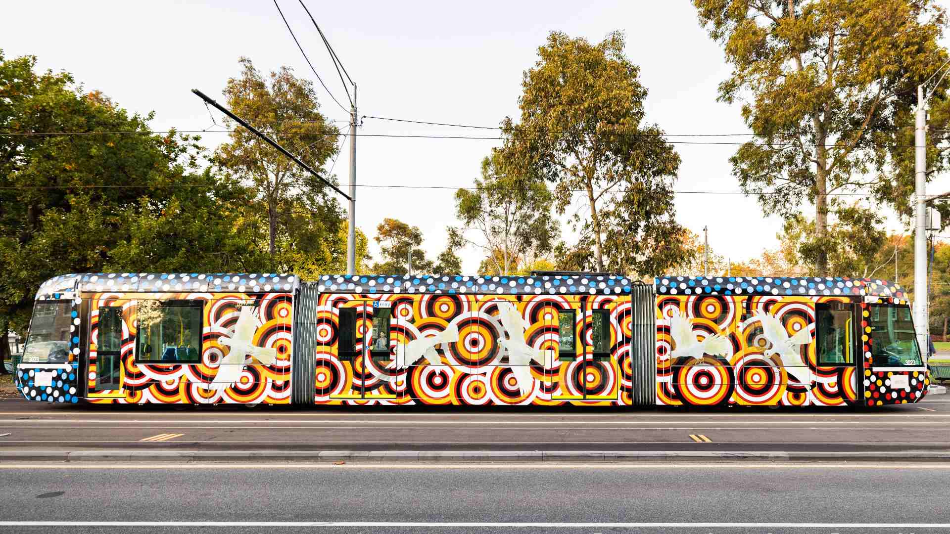A Fresh Fleet of First Nations-Designed Art Trams Is Taking to the Streets for Rising Festival