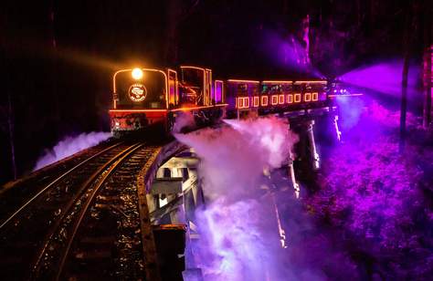 All Aboard: Puffing Billy Is Getting Transformed with Another Immersive Light Experience