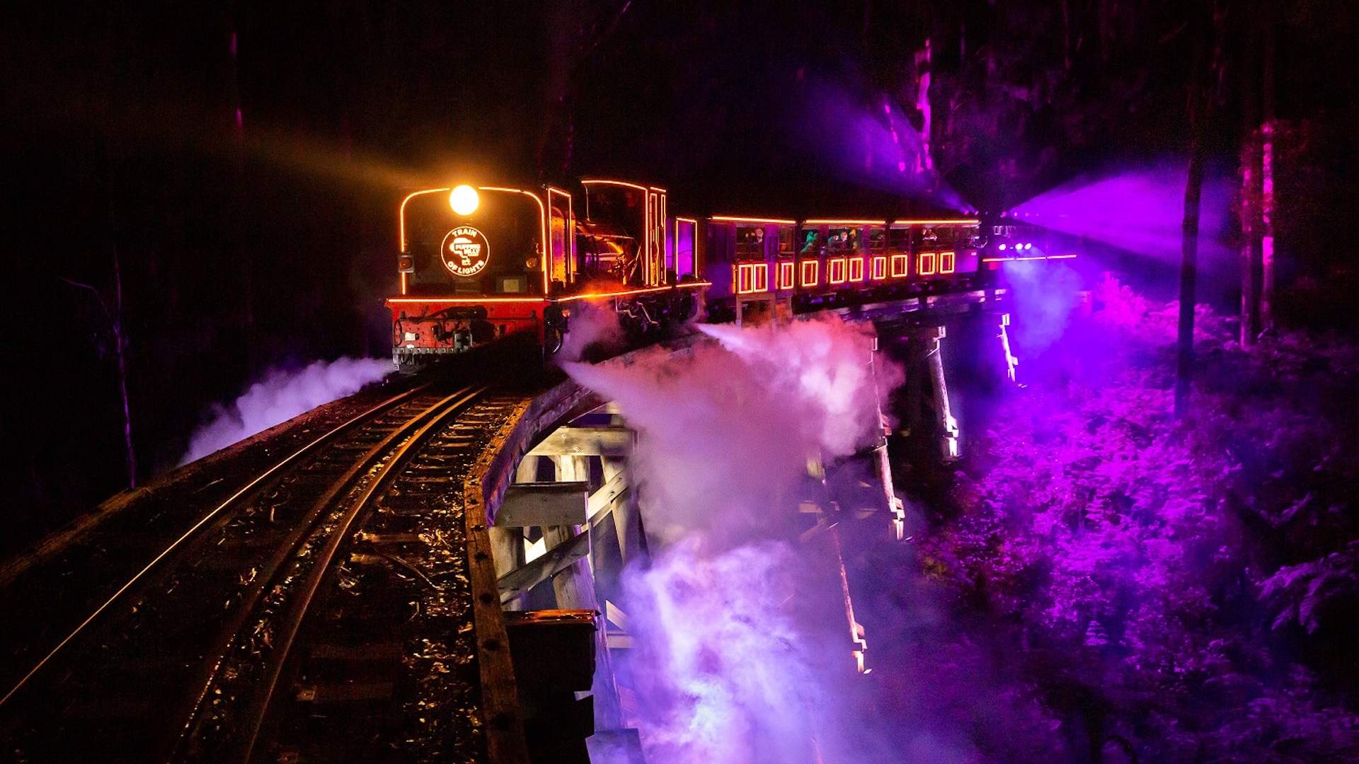 All Aboard: Puffing Billy Is Getting Transformed with Another Immersive Light Experience