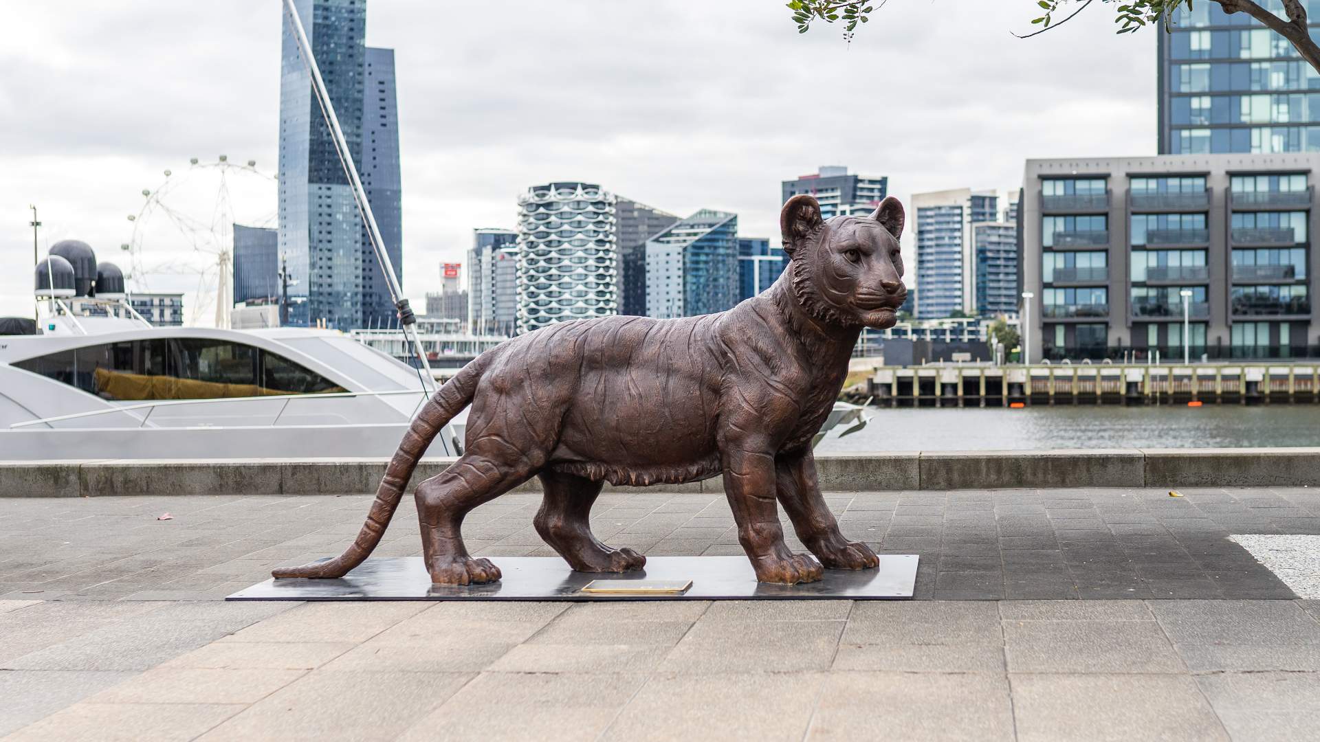 A Bunch of Cute Endangered Animal Sculptures Have Made Their Home Beside the Yarra