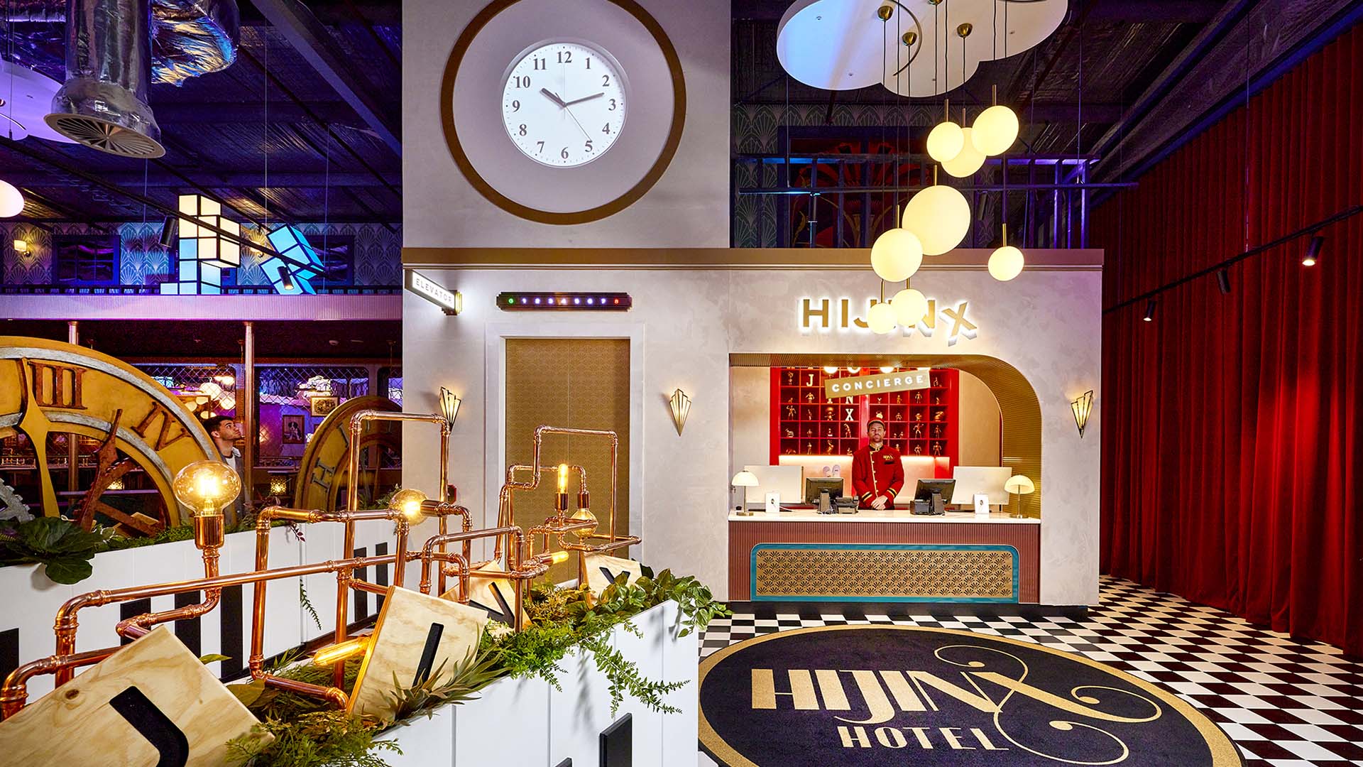 This Is What You Can Expect at Hijinx Hotel, Australia's Nostalgic and OTT New Challenge Room Bar