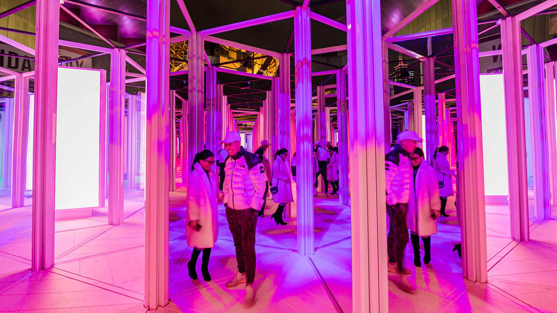 You Can Currently Wander Through a 700-Square-Metre Kaleidoscope Outside Arts Centre Melbourne