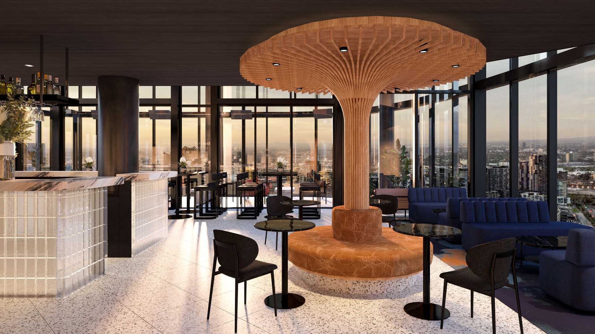Southbank's New 40th-Floor Sky Bar Is Opening This Month for Wining and Dining in the Clouds