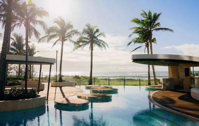 Background image for The Langham Is the New Five-Star Gold Coast Hotel with Beachfront Access and a Swim-Up Pool Bar