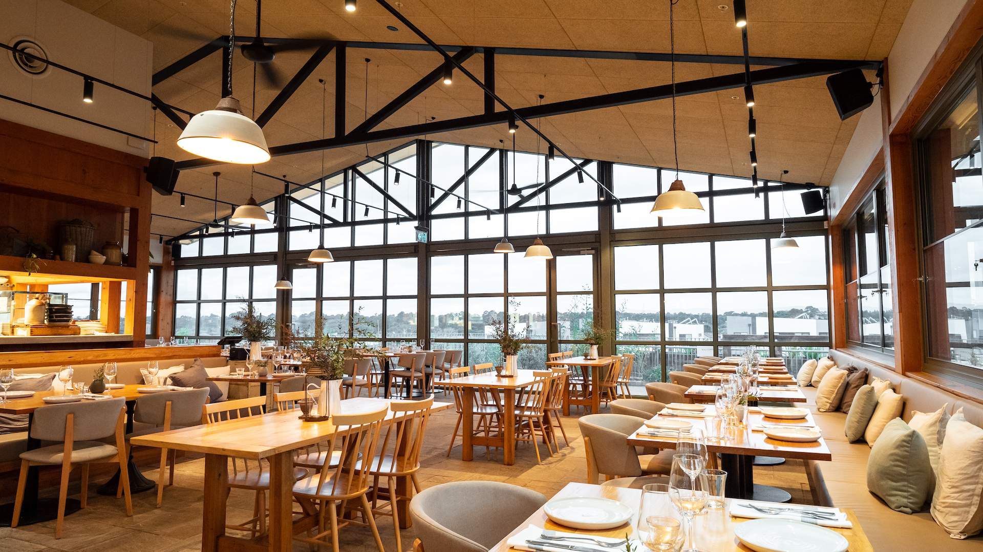Now Open: A 2500-Square-Metre Urban Rooftop Farm and Glasshouse Cafe in Burwood East