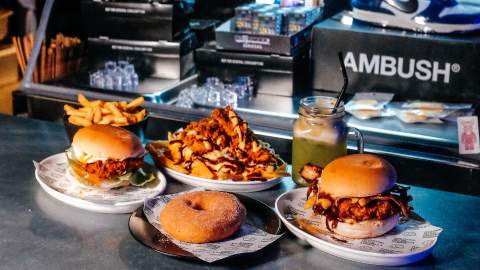 burgers, fries and donuts at Butter - home to some of the best donuts in Sydney