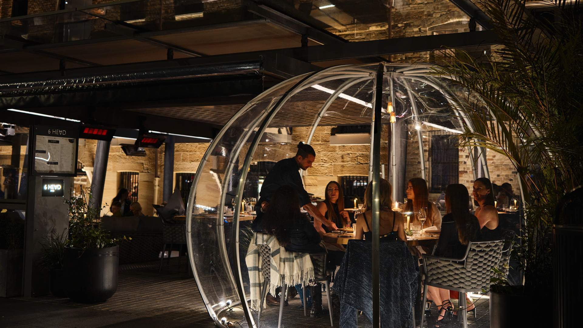 Dining Domes at 6HEAD
