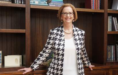 Background image for Julia Gillard Is Bringing Her Landmark Misogyny Speech to the Stage Ten Years On