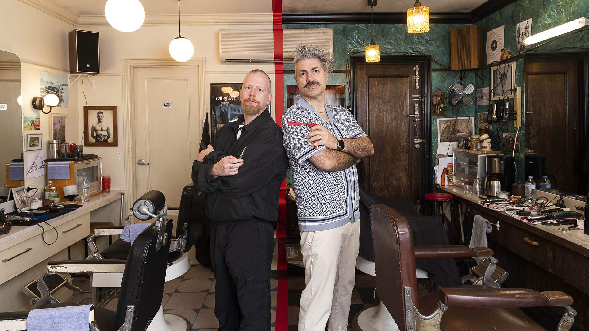 This Pop-Up Barber Is Giving Melburnians Free Ryan Gosling-Style Goatees and Chris Evans Moustaches