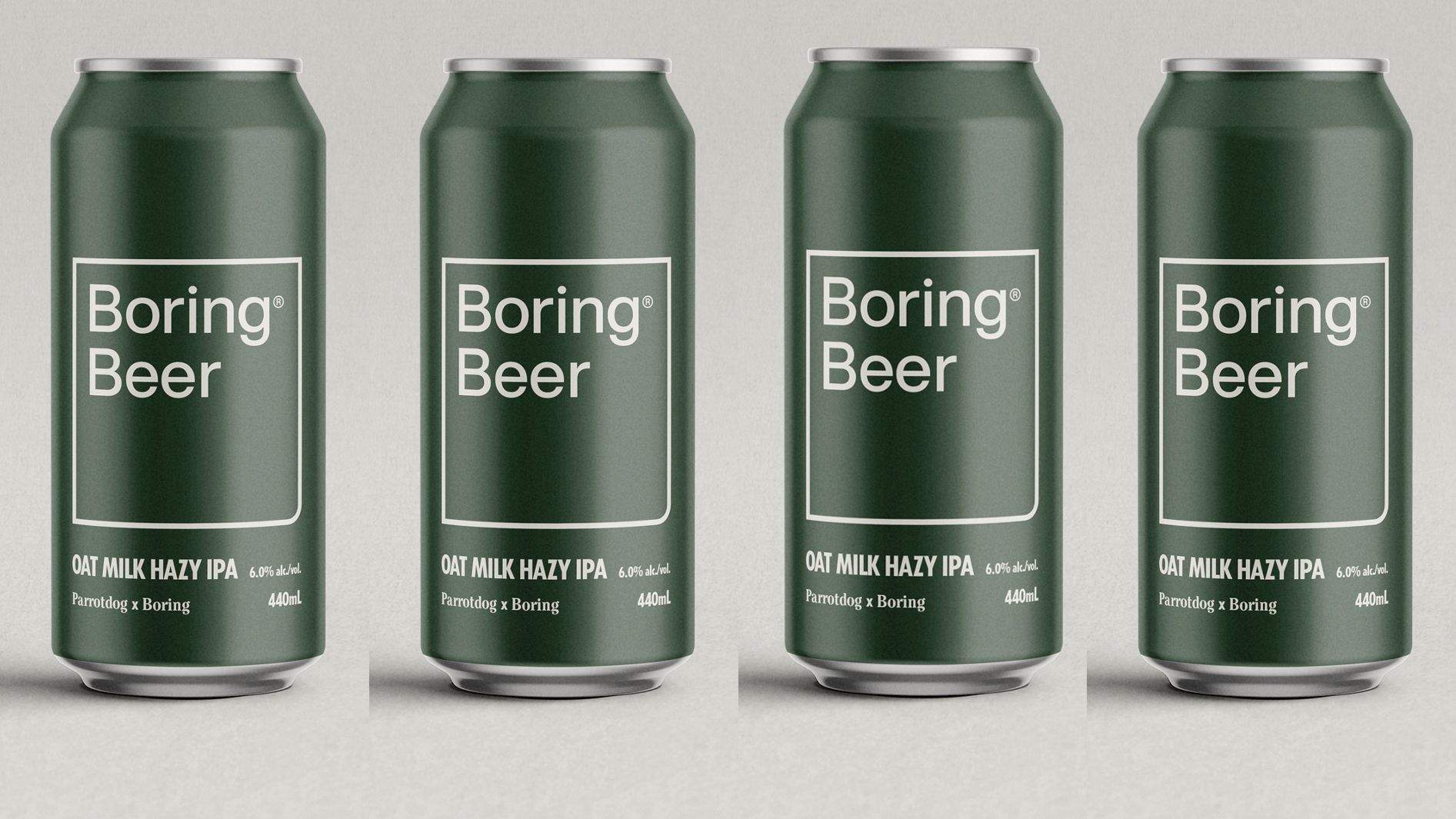 New Zealand Brands Boring Oat Milk and Parrotdog Brewery Have Teamed Up to Make an Oat Milk Beer