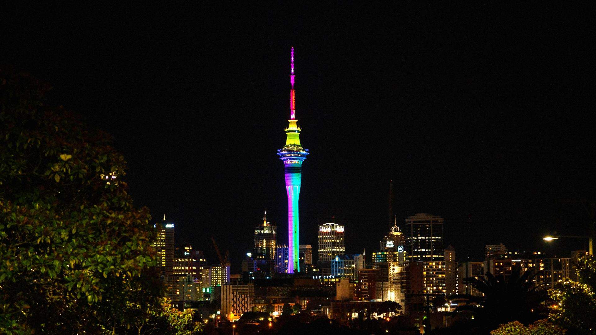 You Can Choose Which Colour the Sky Tower Lights Up in Next Month for Its 25th Birthday