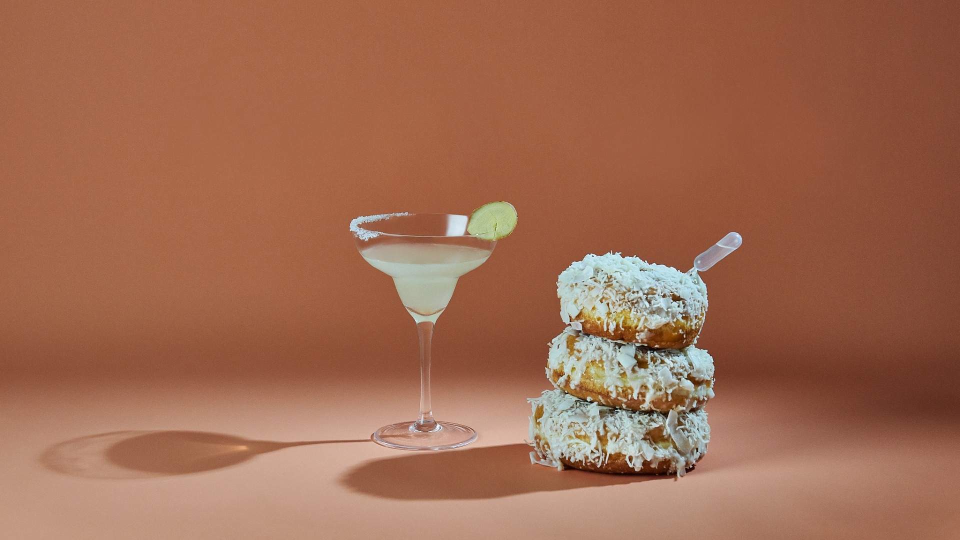 Doughnuts and a cocktail from Donut Papi in Sydney