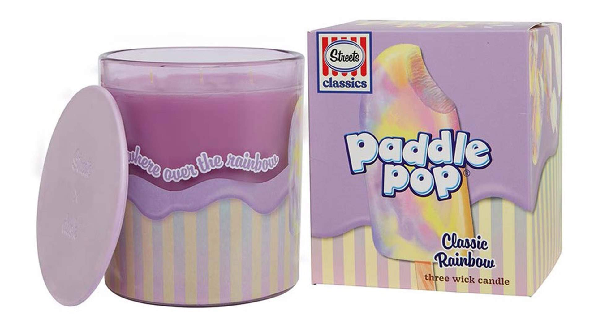 Rainbow Paddle Pop and Bubble O' Bill ice-creams are now available