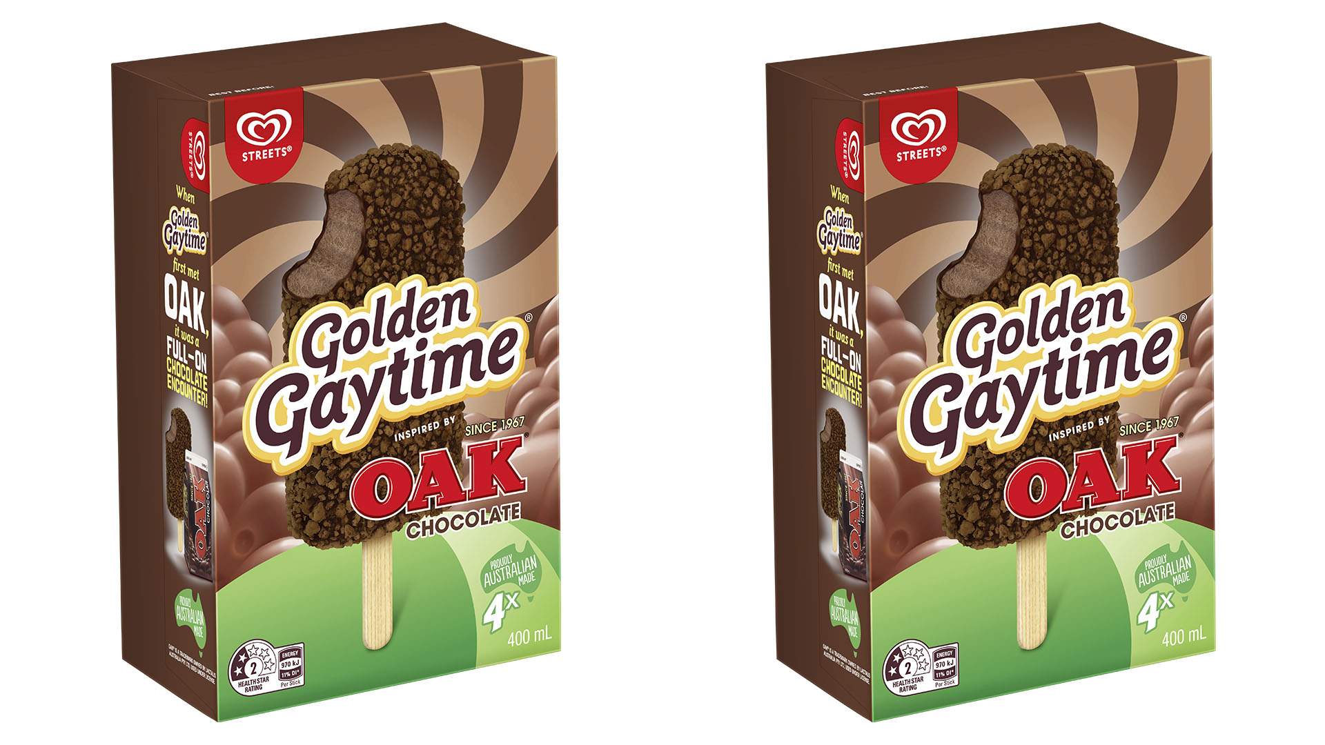 Streets Has Teamed Up with Oak on a Must-Try New Chocolate Milk-Flavoured Golden Gaytime