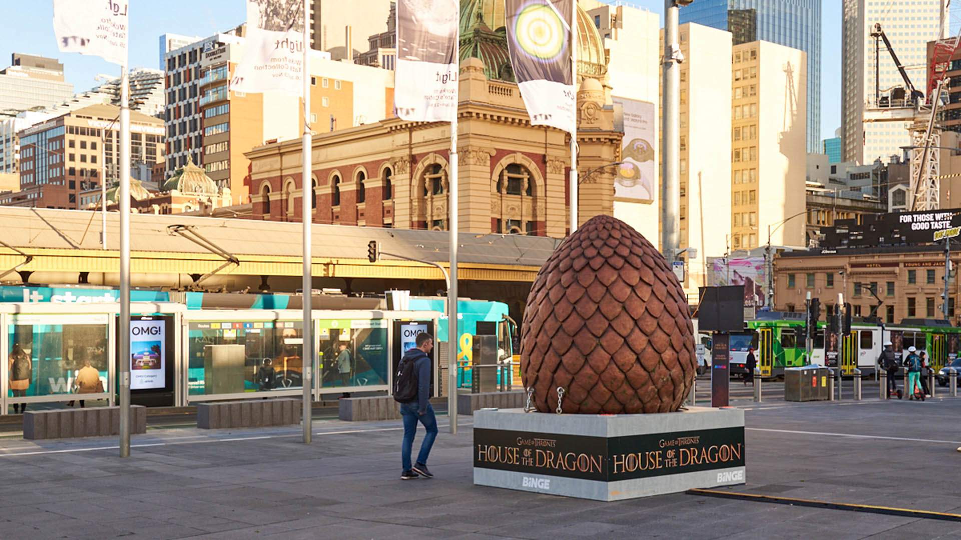 'House of the Dragon' Is Coming — and a Giant Dragon Egg Has Popped Up in Melbourne to Prove It