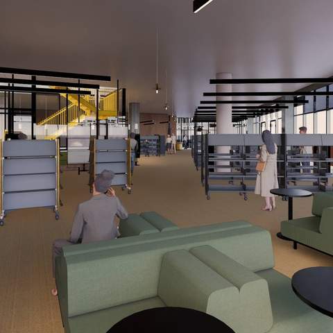 Here Are the Latest Plans for the QVM's Groundbreaking Rooftop Library and Community Hub