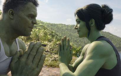 Background image for 'She-Hulk: Attorney at Law' Gives the MCU a Smashing Mix of Silly Sitcom Fun and Superhero Satire