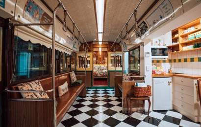 Background image for This Beautifully Renovated 1930s-Era Tram Is Perfect for Your Next Yarra Valley Escape
