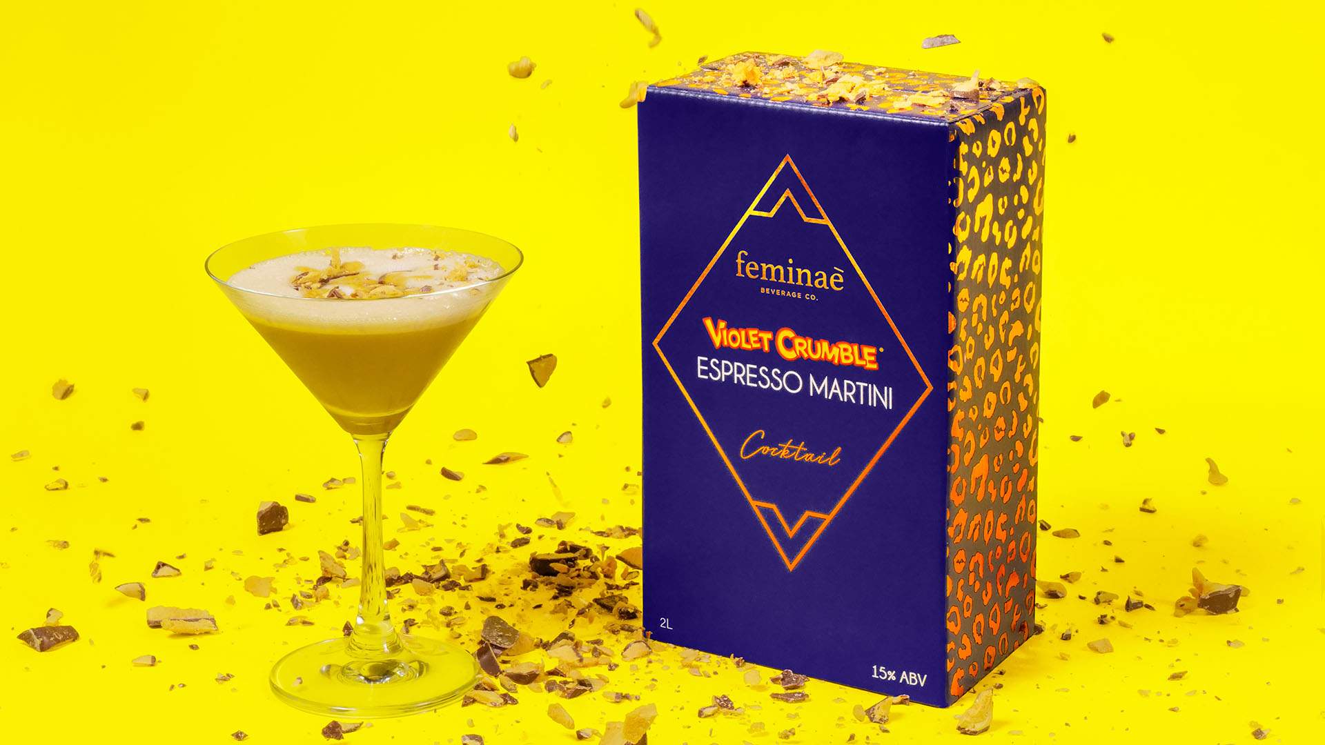 You Can Now Buy Violet Crumble Espresso Martinis in Two-Litre Ready-to-Drink Casks