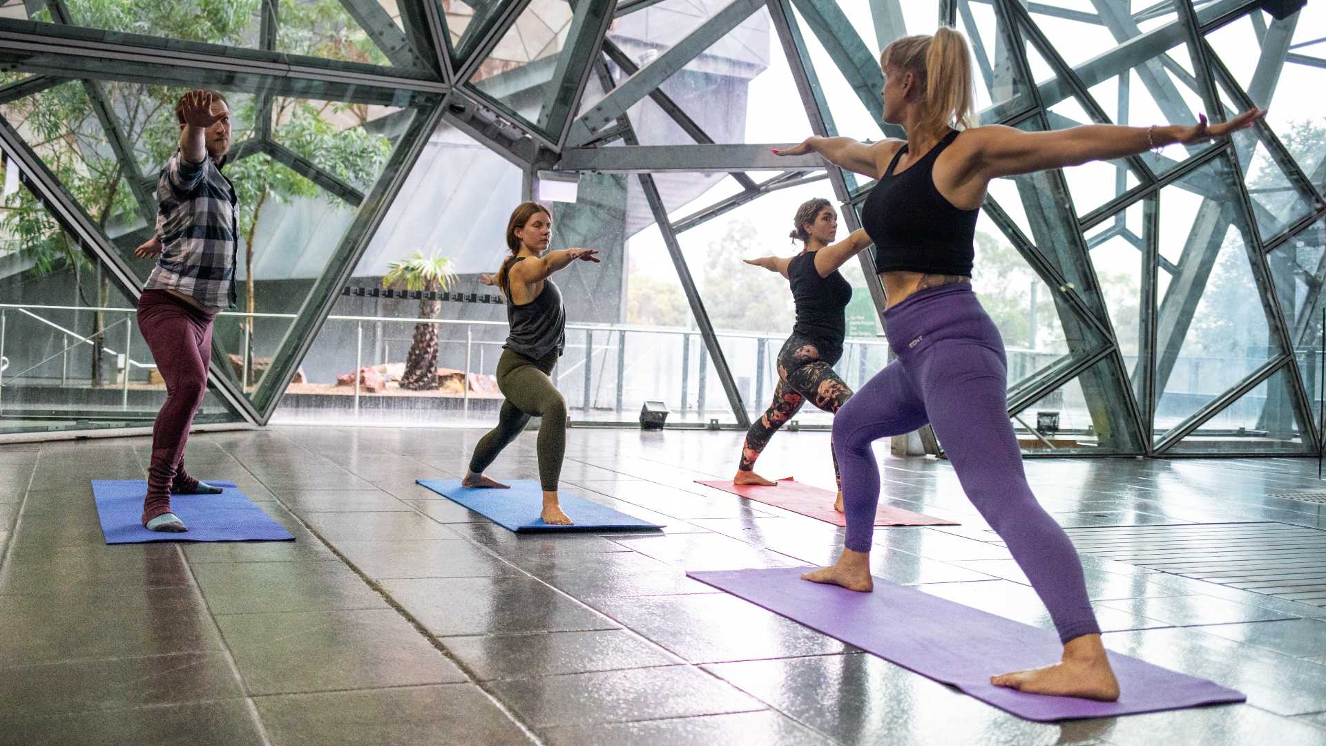 Fed Square's Wellbeing Village