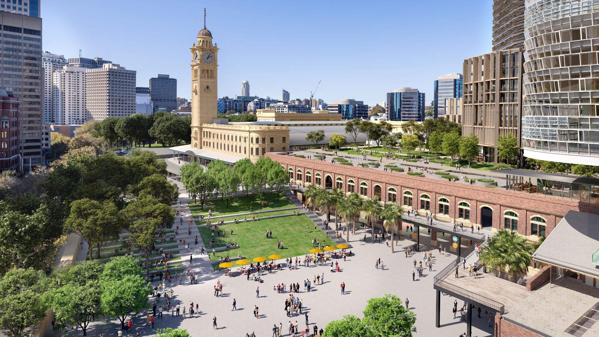 The NSW Government Has Unveiled a Plan to Upgrade Central Station with Parks, Restaurants, Shops and Affordable Housing