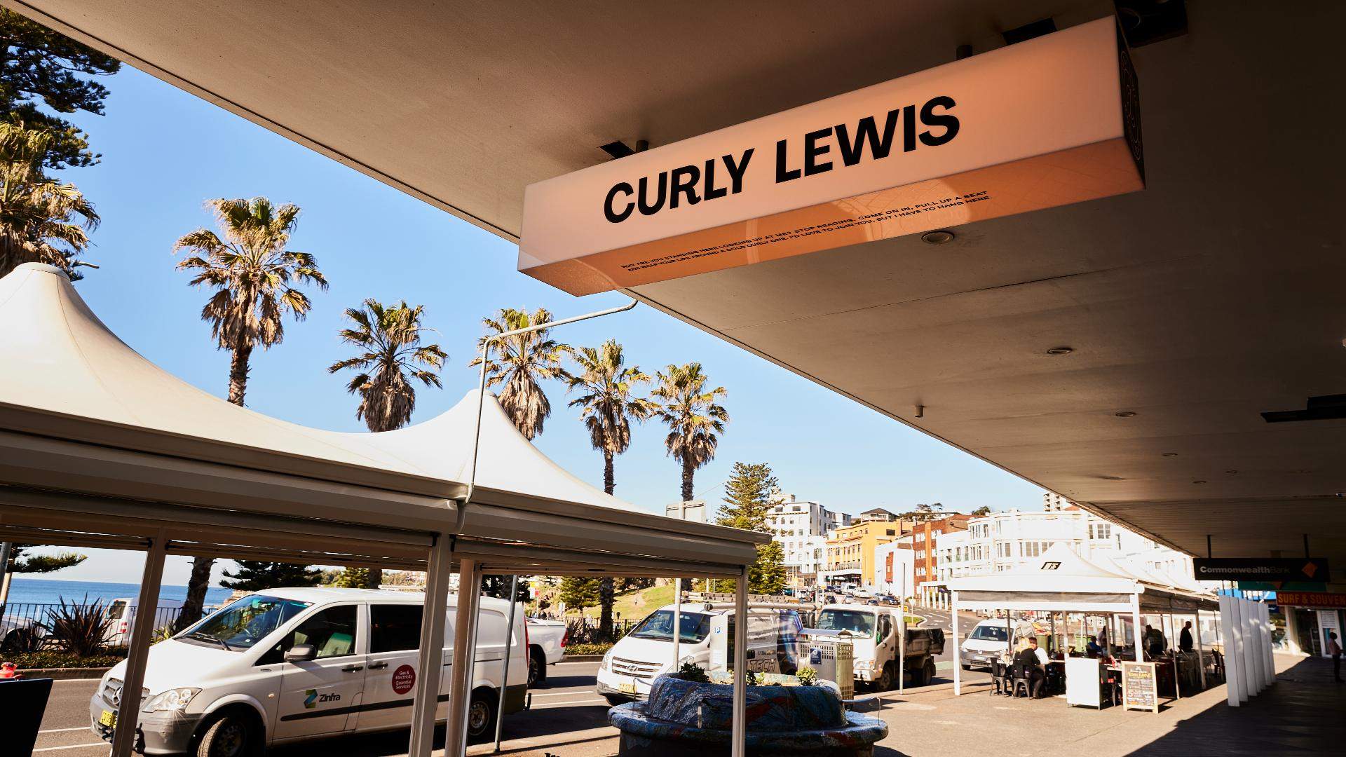 The exterior of Curly Lewis Brewing Co in Bondi, Sydney.