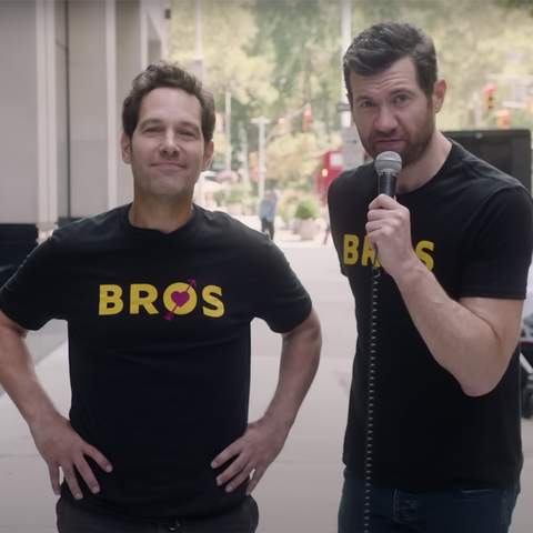 Billy Eichner Has Dropped a New 'Billy on the Street' with Paul Rudd to Get People to See 'Bros'