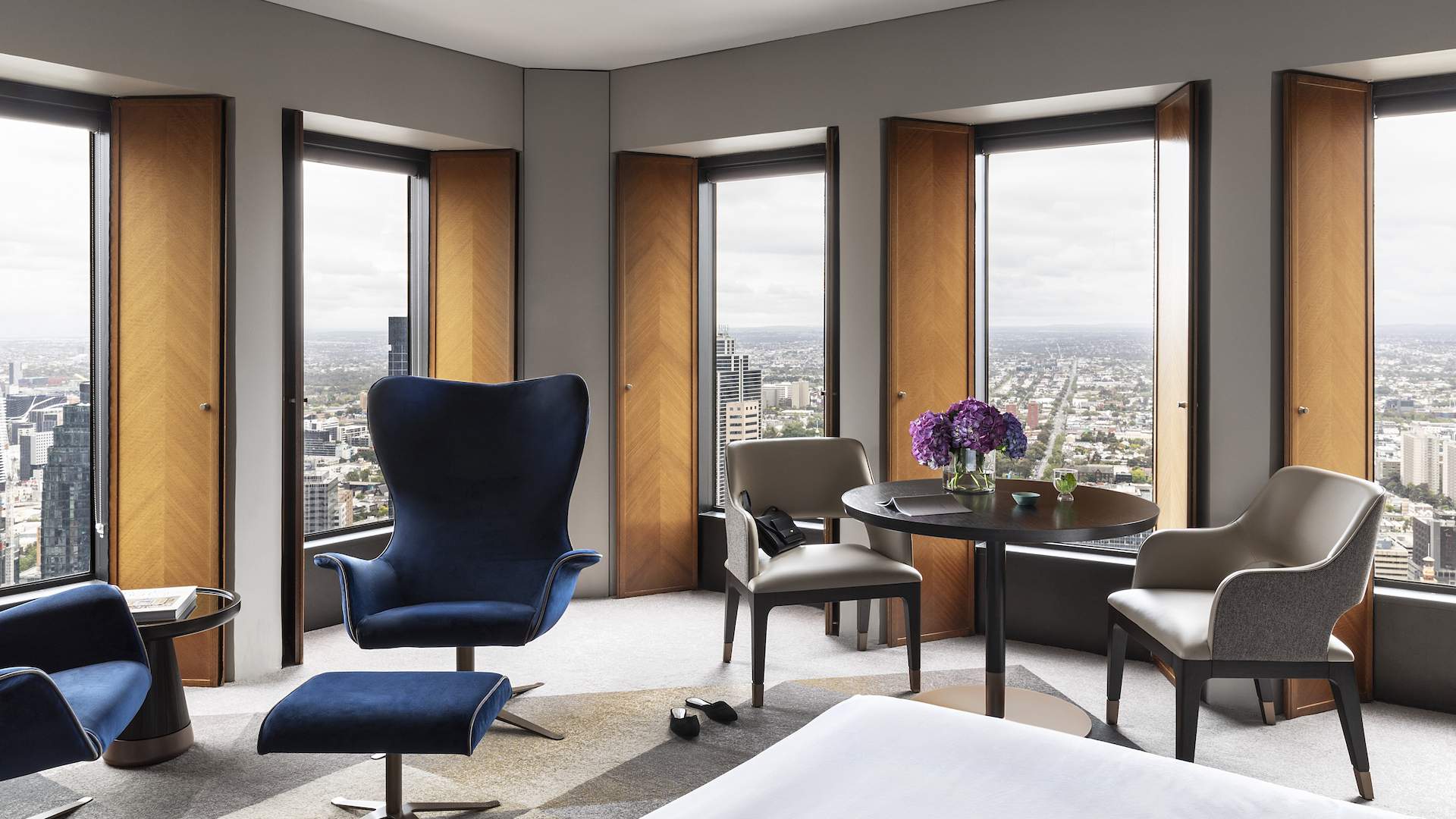 Luxury room with a view at Sofitel - one of the best hotels in Melbourne.