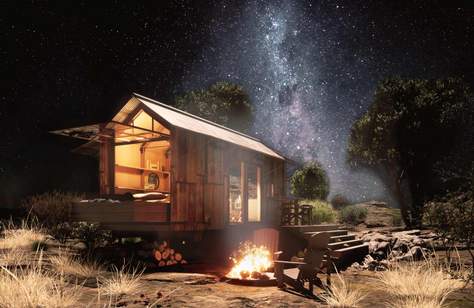 This New Tiny Home Features a Stargazing Platform and Will Pop-Up in Three Different Victorian Regions